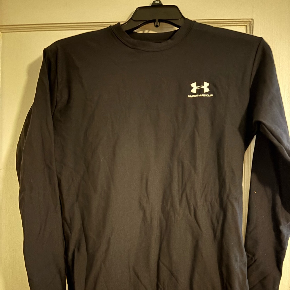 Under Armour Men's Black ColdGear Long Sleeve Shirt XXL